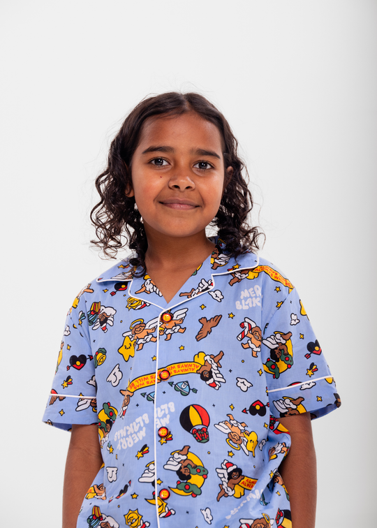 Kids Blak Angels Blakmas Pyjamas Set