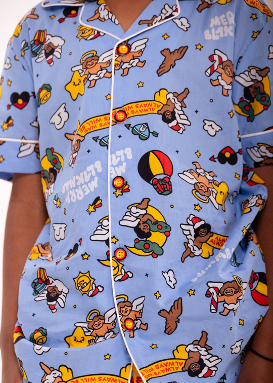 Kids Blak Angels Blakmas Pyjamas Set