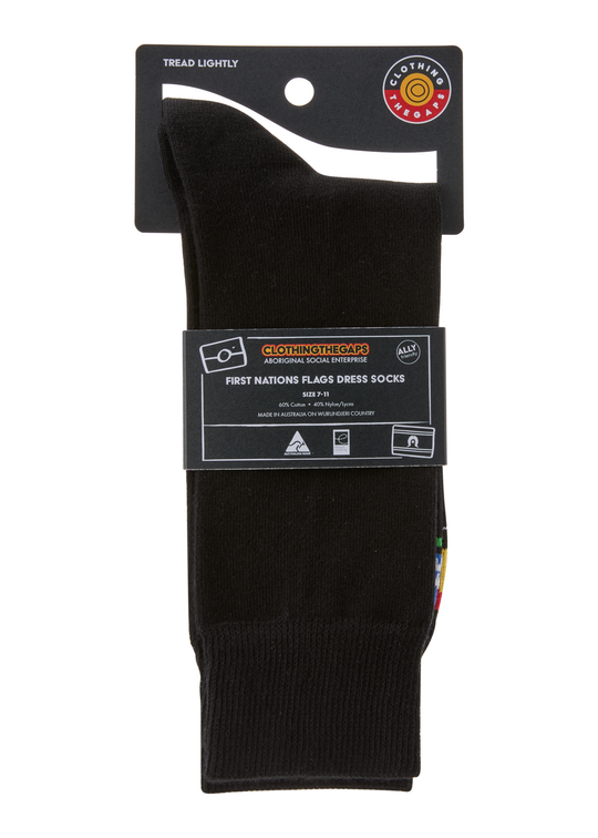 First Nation Flags Dress Socks