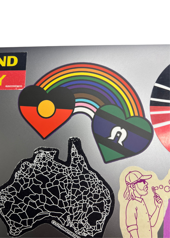 Blak Rainbow Luv Sticker