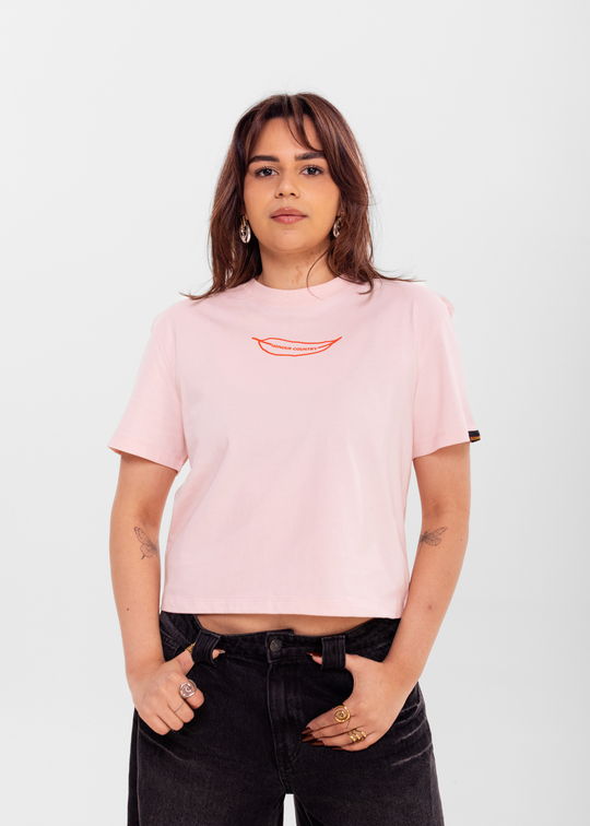 Honour Country Boxy Pink Tee