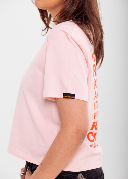 Honour Country Boxy Pink Tee