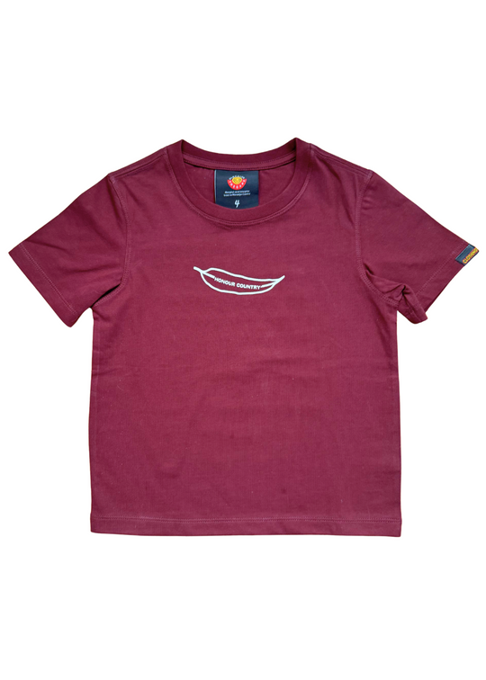 Kids Honour Country Maroon Tee