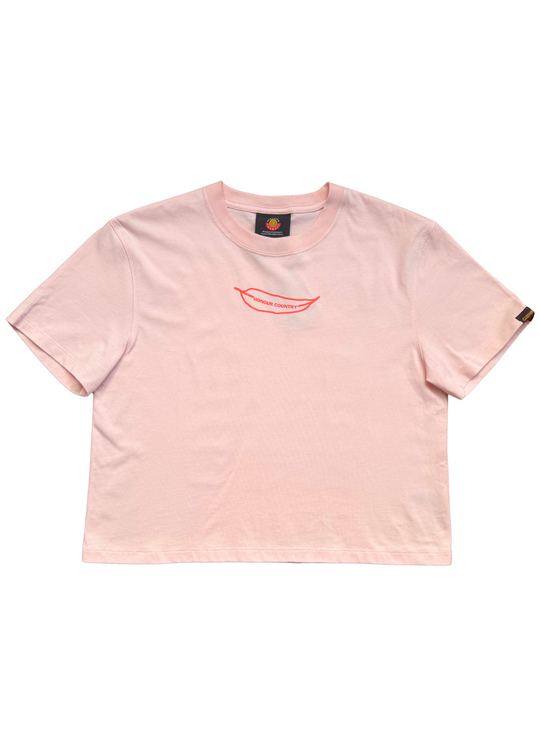 Honour Country Boxy Pink Tee
