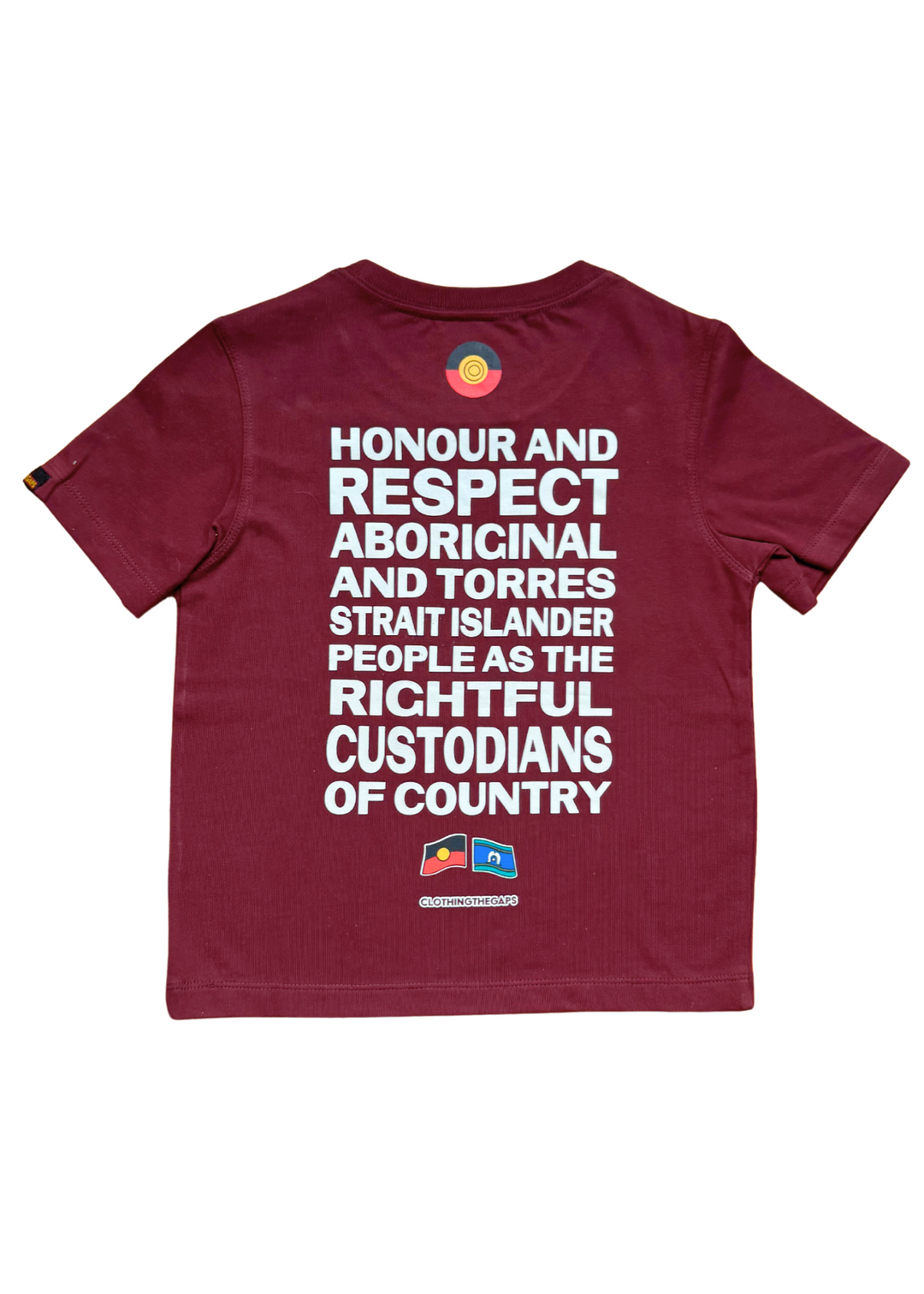 Kids Honour Country Maroon Tee
