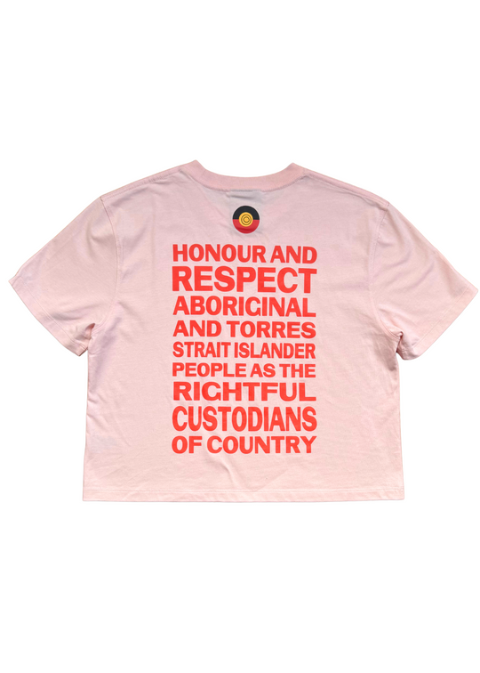 Honour Country Boxy Pink Tee