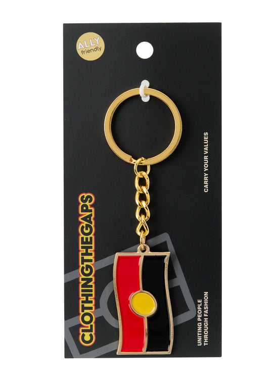 Aboriginal Flag Keyring