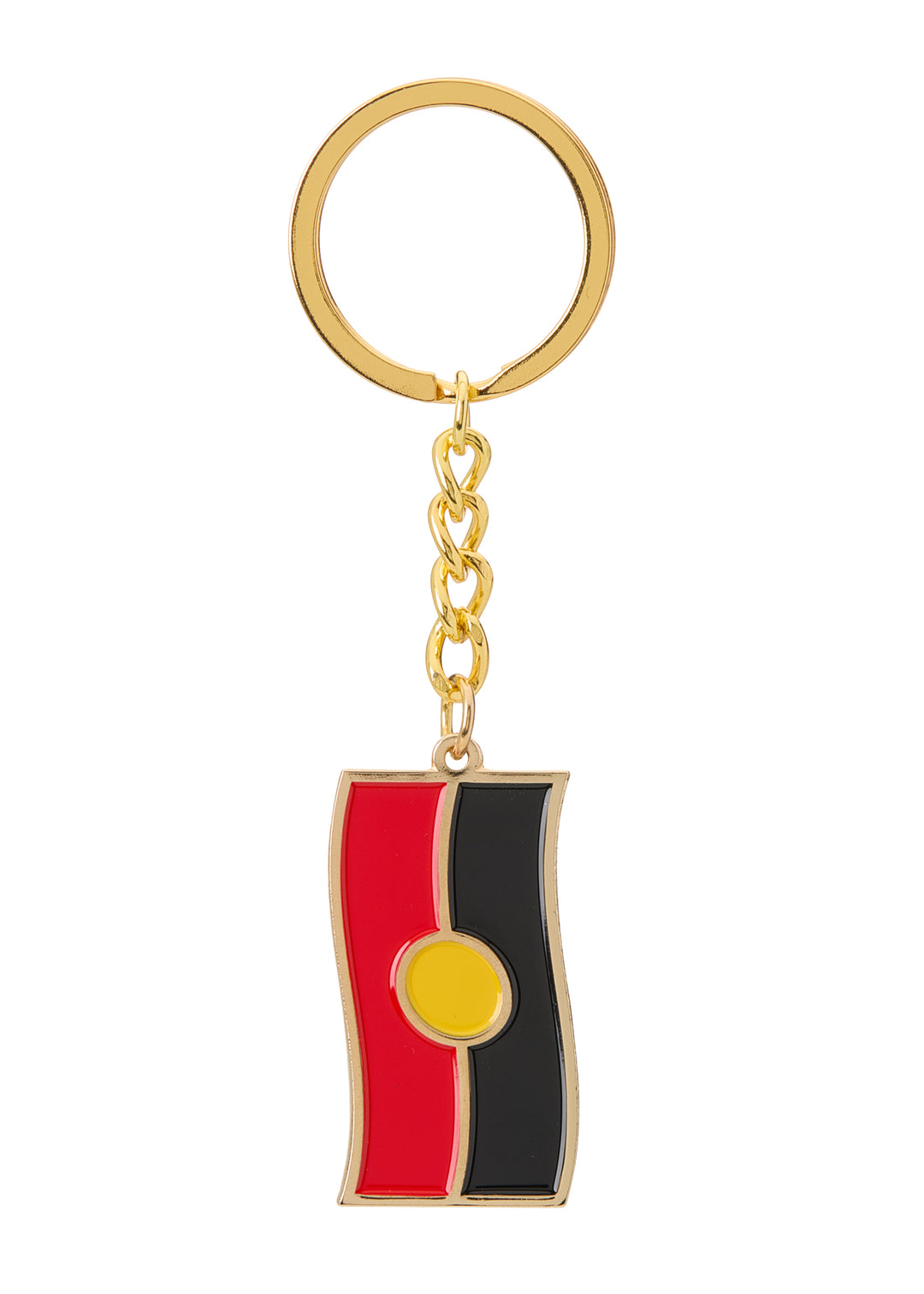 Aboriginal Flag Keyring