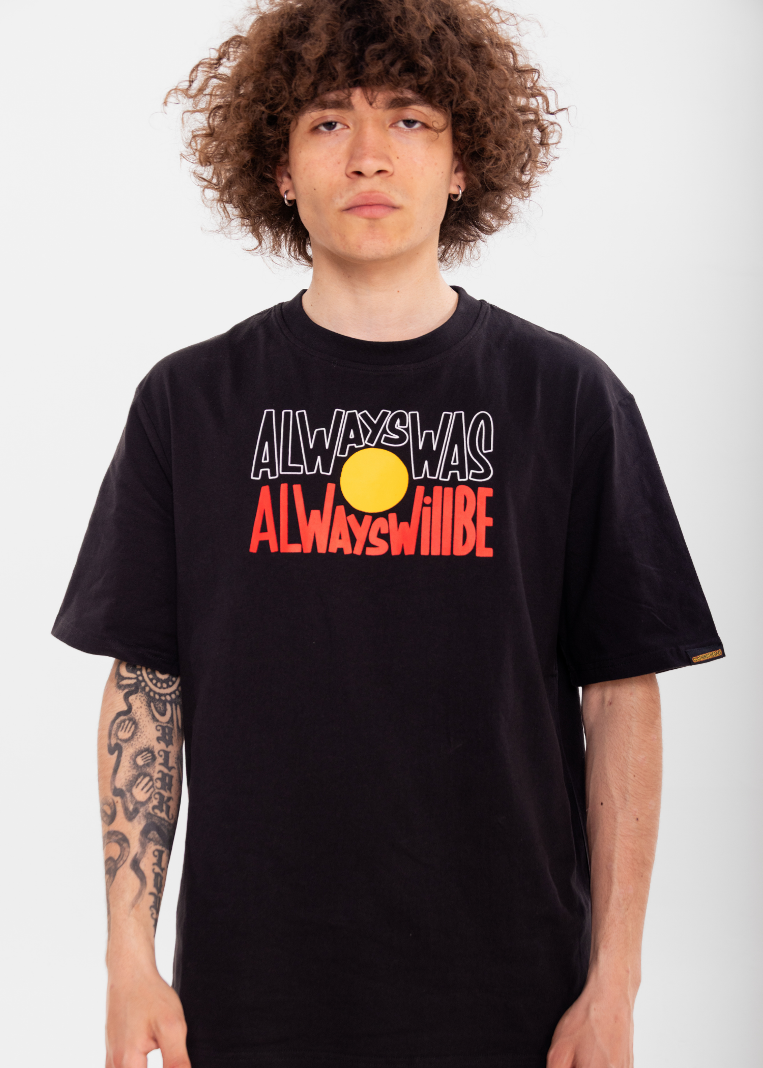 Black Short Sleeve 'Always Was, Always Will Be' Tee – Clothing The
