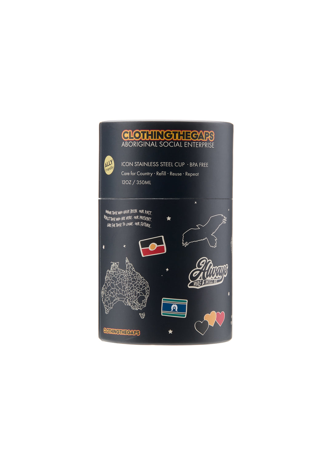 Icon Stainless Steel Reusable Cup 340ml / 12oz