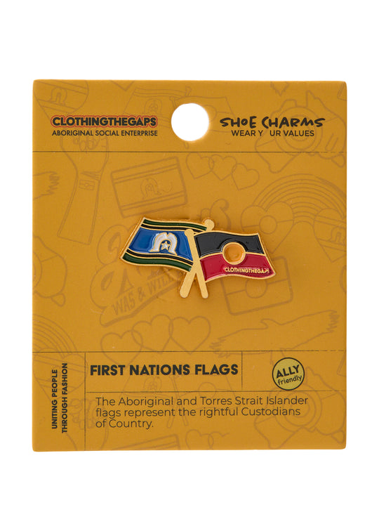First Nations Flags Shoe Charm