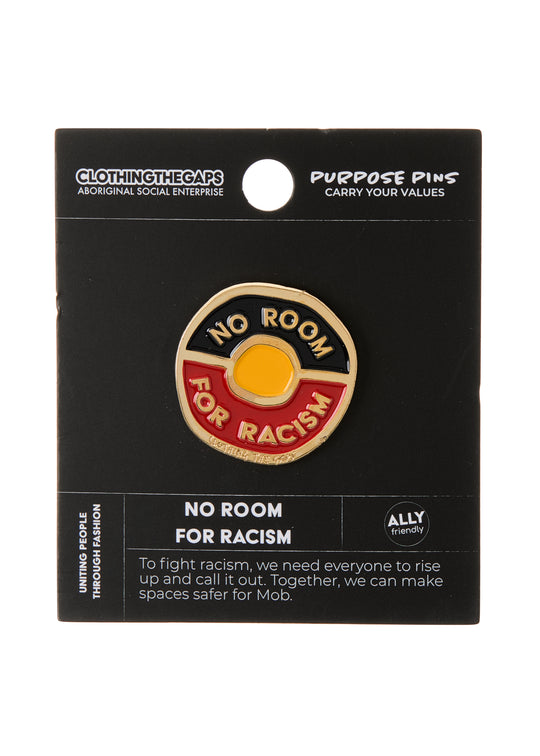 No Room For Racism Pin