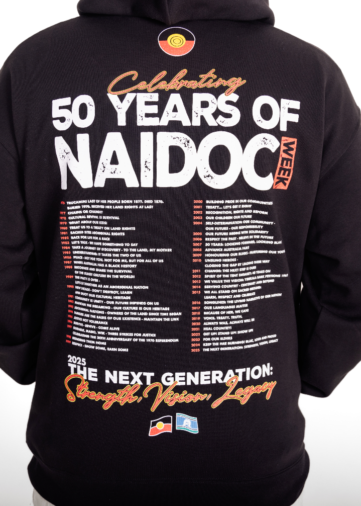 NAIDOC 2025 Clothing The Gaps hoodie