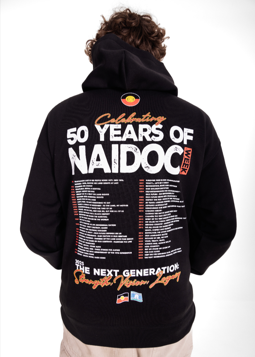NAIDOC 2025 Clothing The Gaps hoodie