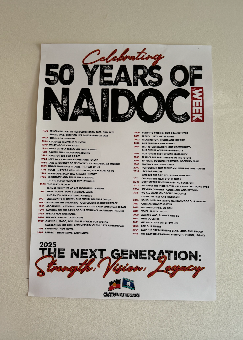 50 Years of NAIDOC Week Poster FREE DIGITAL DOWNLOAD