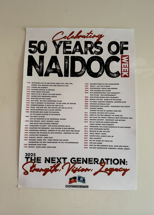 50 Years of NAIDOC Week Poster FREE DIGITAL DOWNLOAD