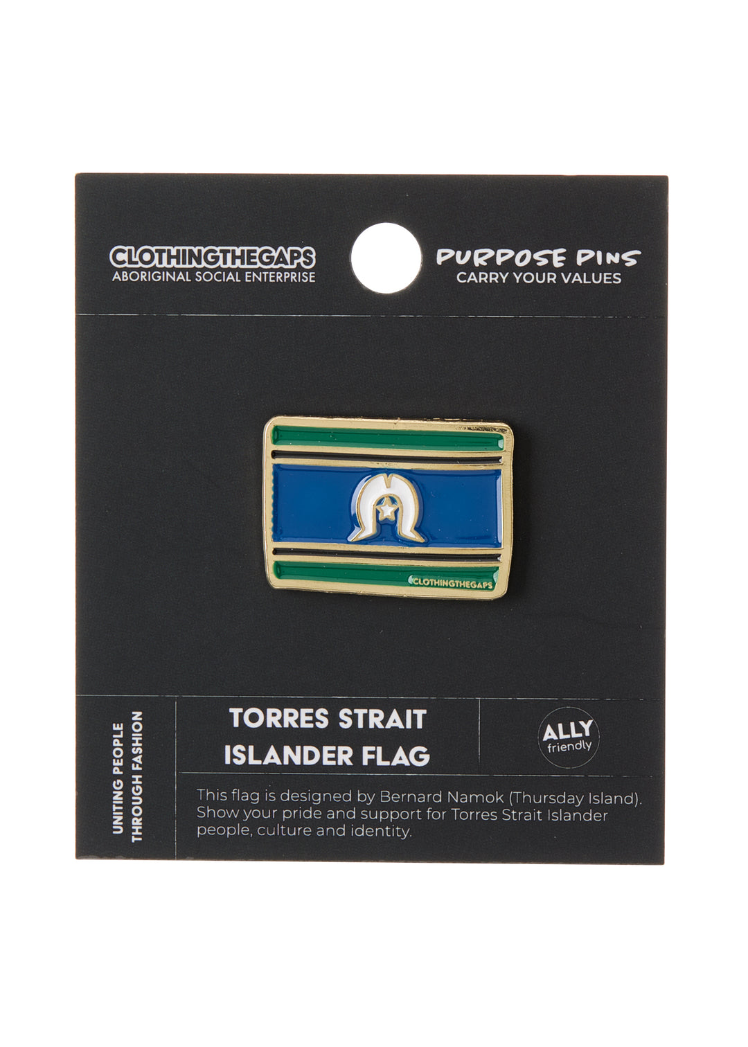 Torres Strait Islander Flag Pin
