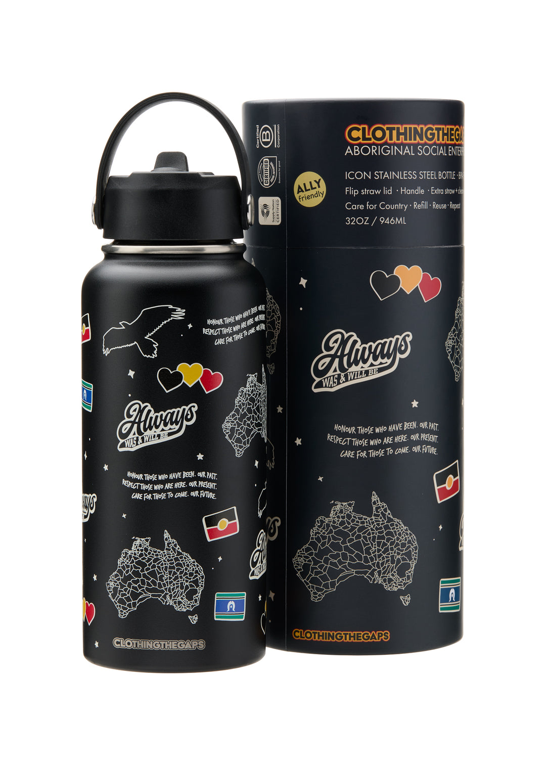 Icon Stainless Steel Bottle - 946 ml/ 32oz