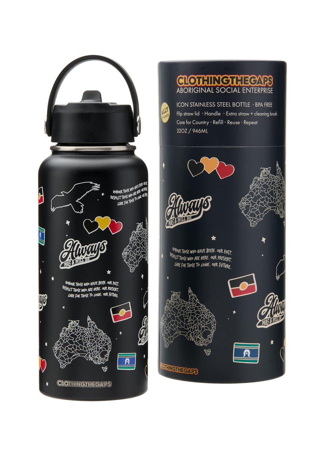 Icon Stainless Steel Bottle - 946 ml/ 32oz