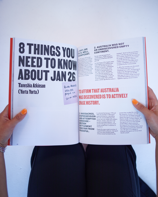 Clothing The Gaps. Self-Published Book DIGITAL DOWNLOAD. This book is a legacy piece – it allows us to reflect on our feelings, struggles, opinions and visions for the future. Containing many old pictures from photo shoots and shares the Clothing the gaps history.