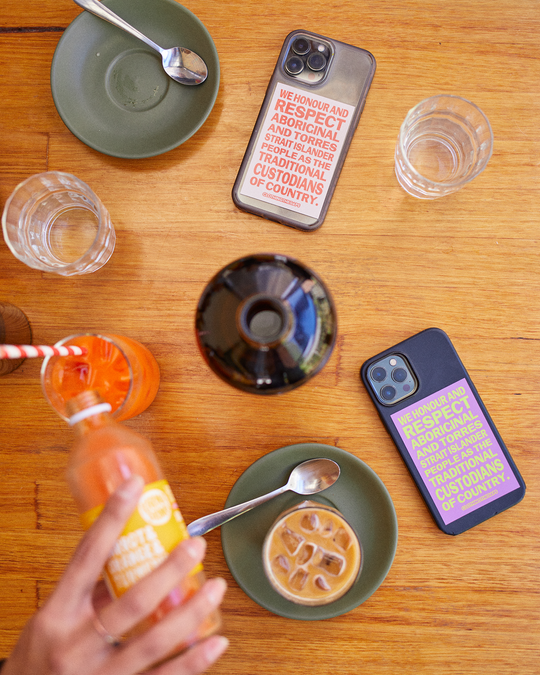 Clothing The Gaps. Honour Country Sticker Sheets. Includes 5 stickers. Honouring Country acknowledgment sticker with white text on a black background.Decolonised Map Map of Australia showing all is 260+ First Nation groups, black coloured background with white outline. Coloured Aboriginal Flag sticker. Blak Luv Sticker 3 hearts Black, yellow and red with white outline. Empty Flag Sticker white outline of aboriginal flag on black background.