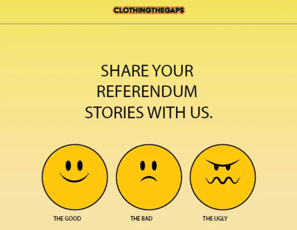 The good, the bad and the ugly: Share your referendum stories with us.