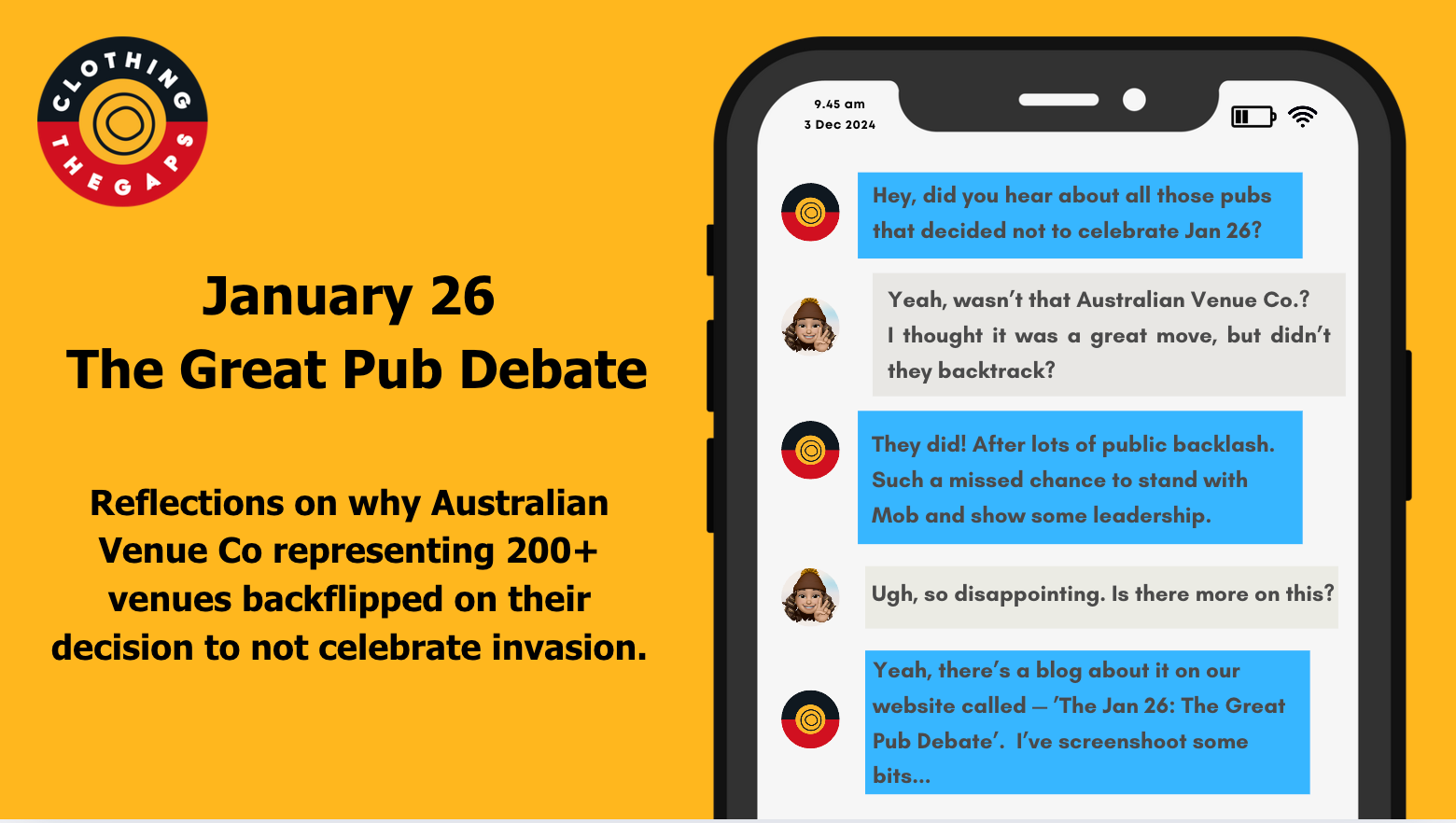 Jan 26: The Great Pub Debate
