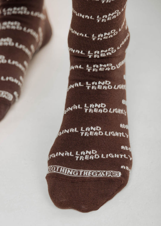 Blue Tread Lightly Dress Socks