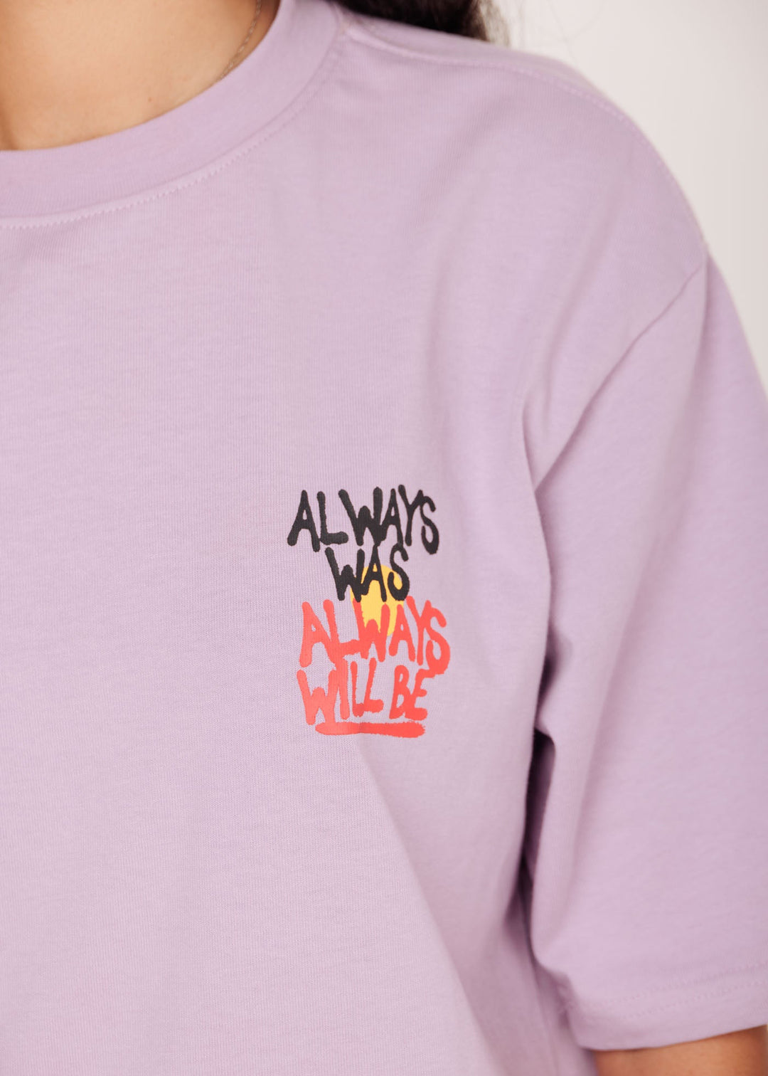 Always Was Resistance Tee - Lilac
