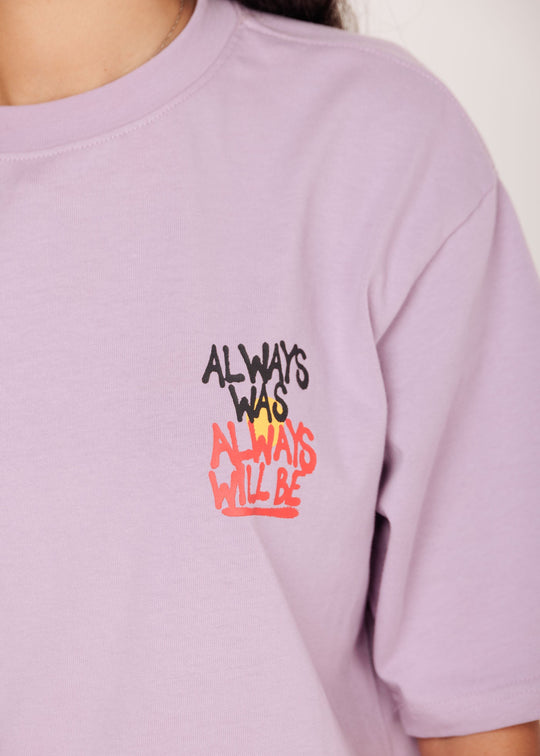 Always Was Resistance Tee - Lilac