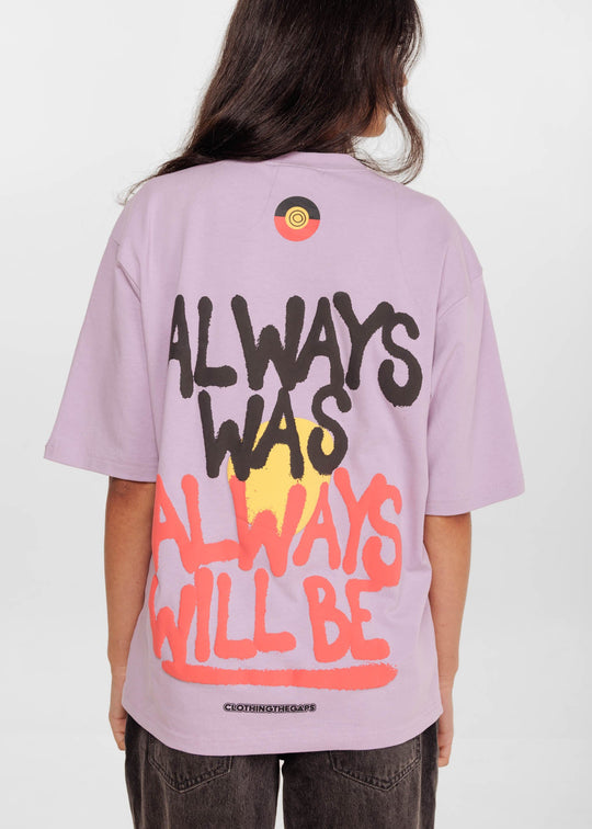 Always Was Resistance Tee - Lilac