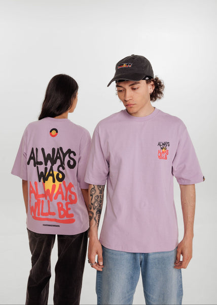 Resistance Tee Lilac | Always Was Always Will Be | Clothing The Gaps