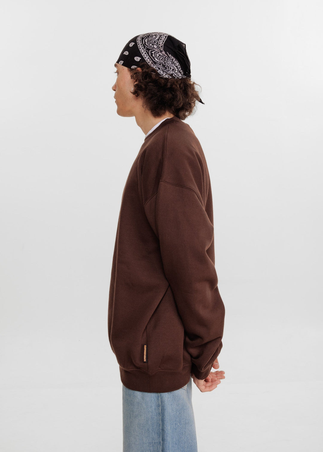 Brown Bunjil Crew Jumper