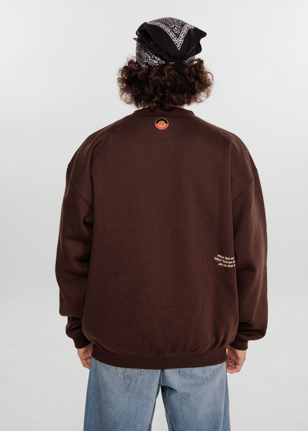 Brown Bunjil Crew Jumper