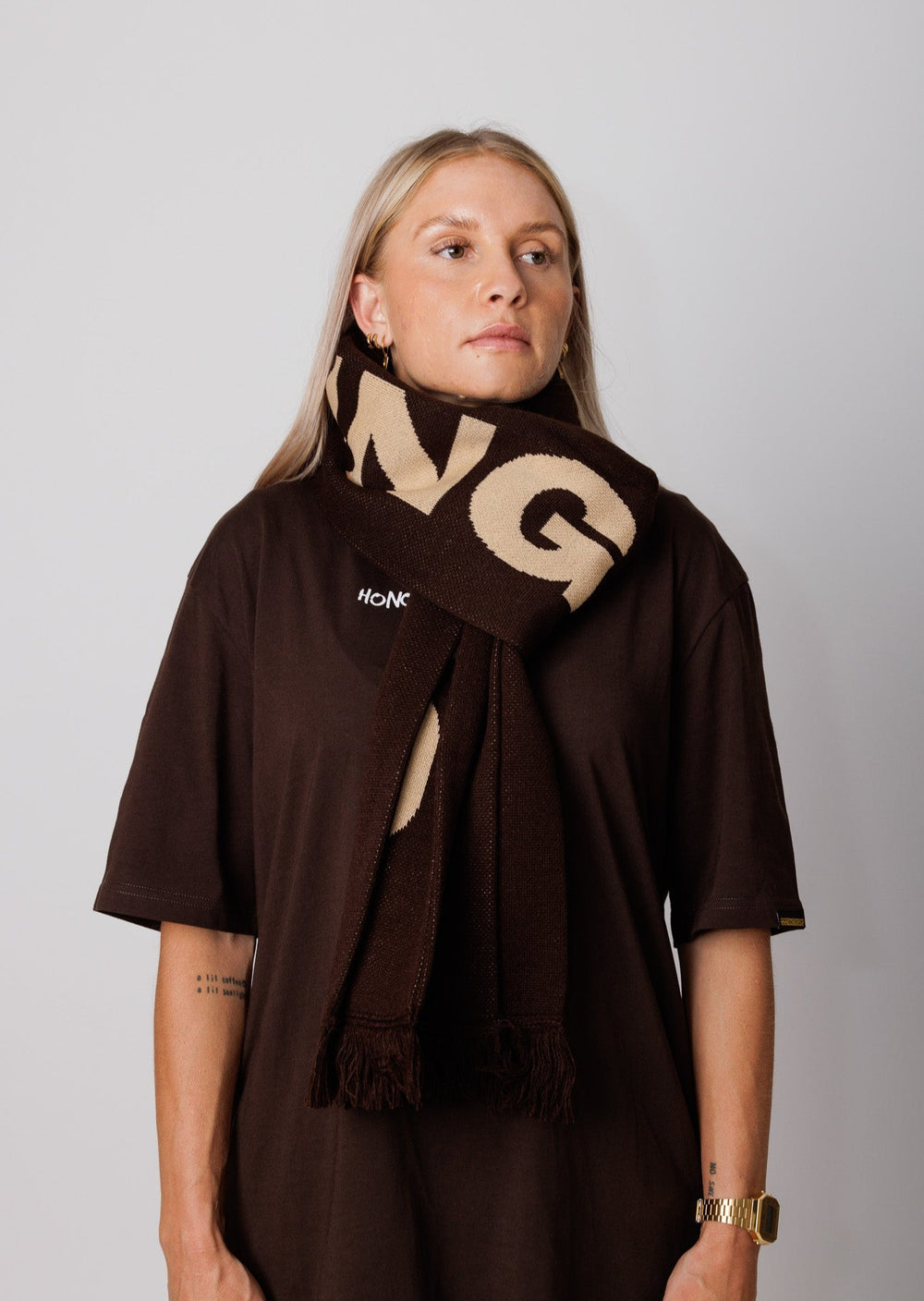 CTG Brown Scarf