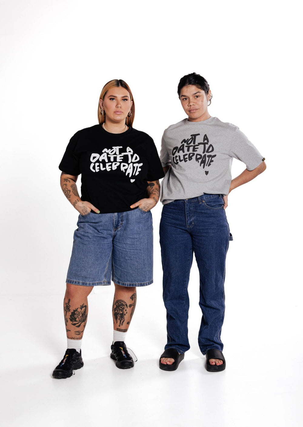 Not A Date To Celebrate Tee - Grey