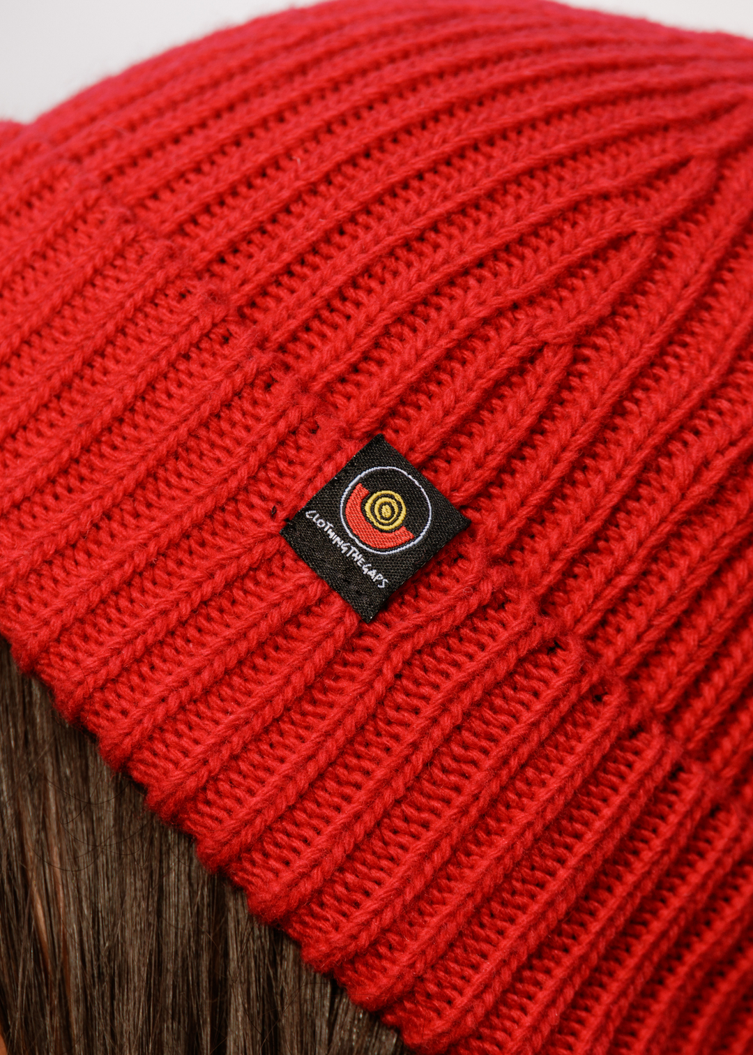 Naarm Wool Beanie - Red