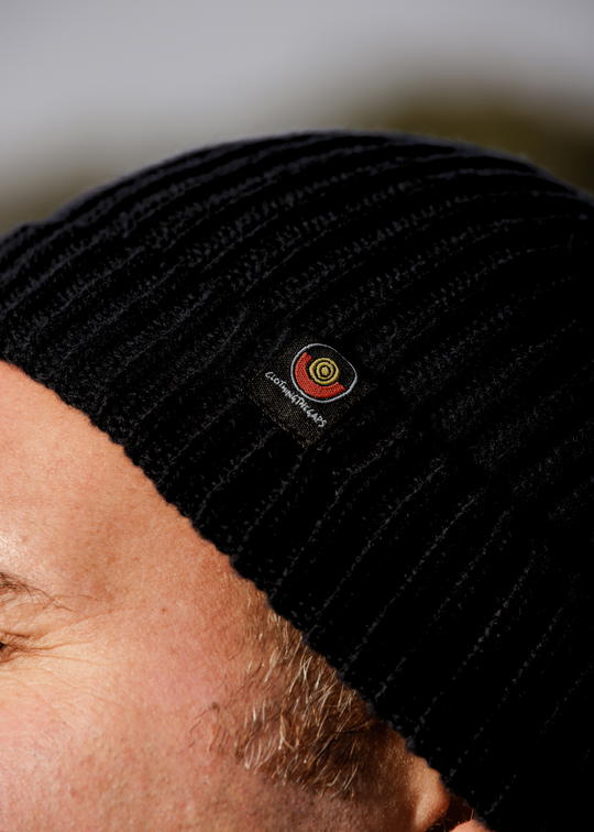 Naarm Wool Beanie - Black