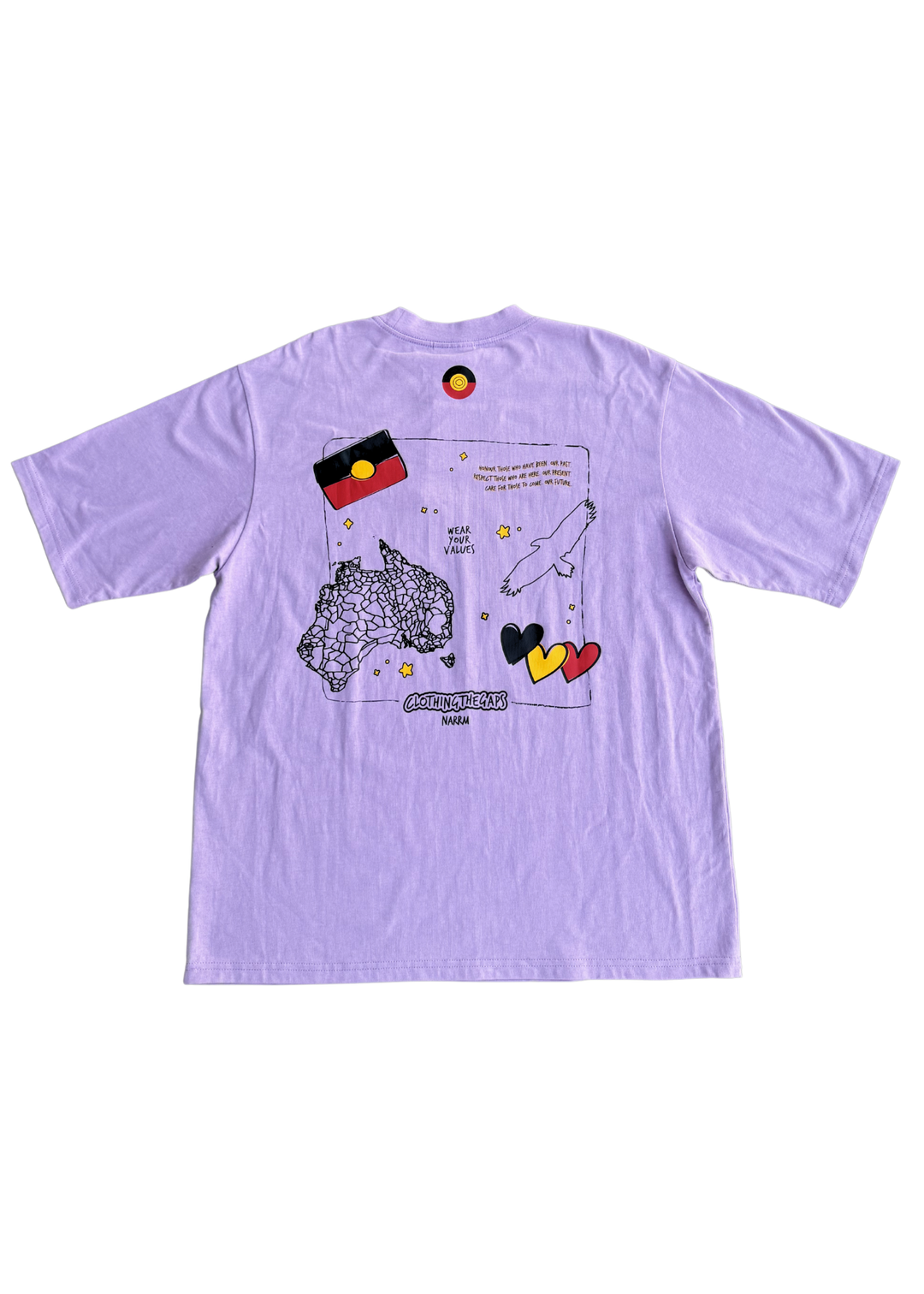 Bunjil Icon Tee - Lilac