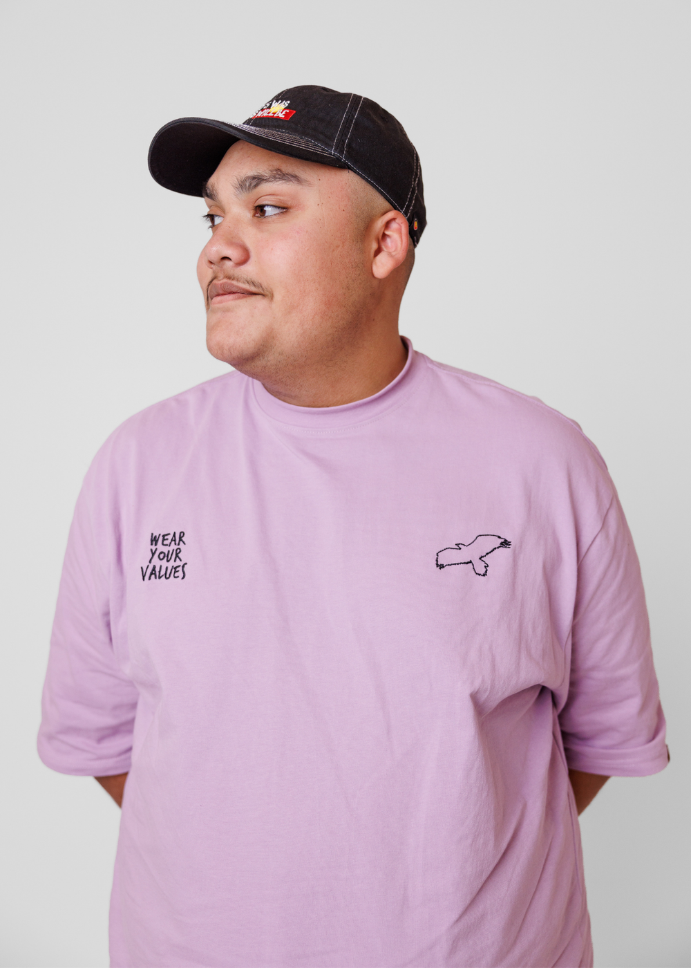 Bunjil Icon Tee - Lilac