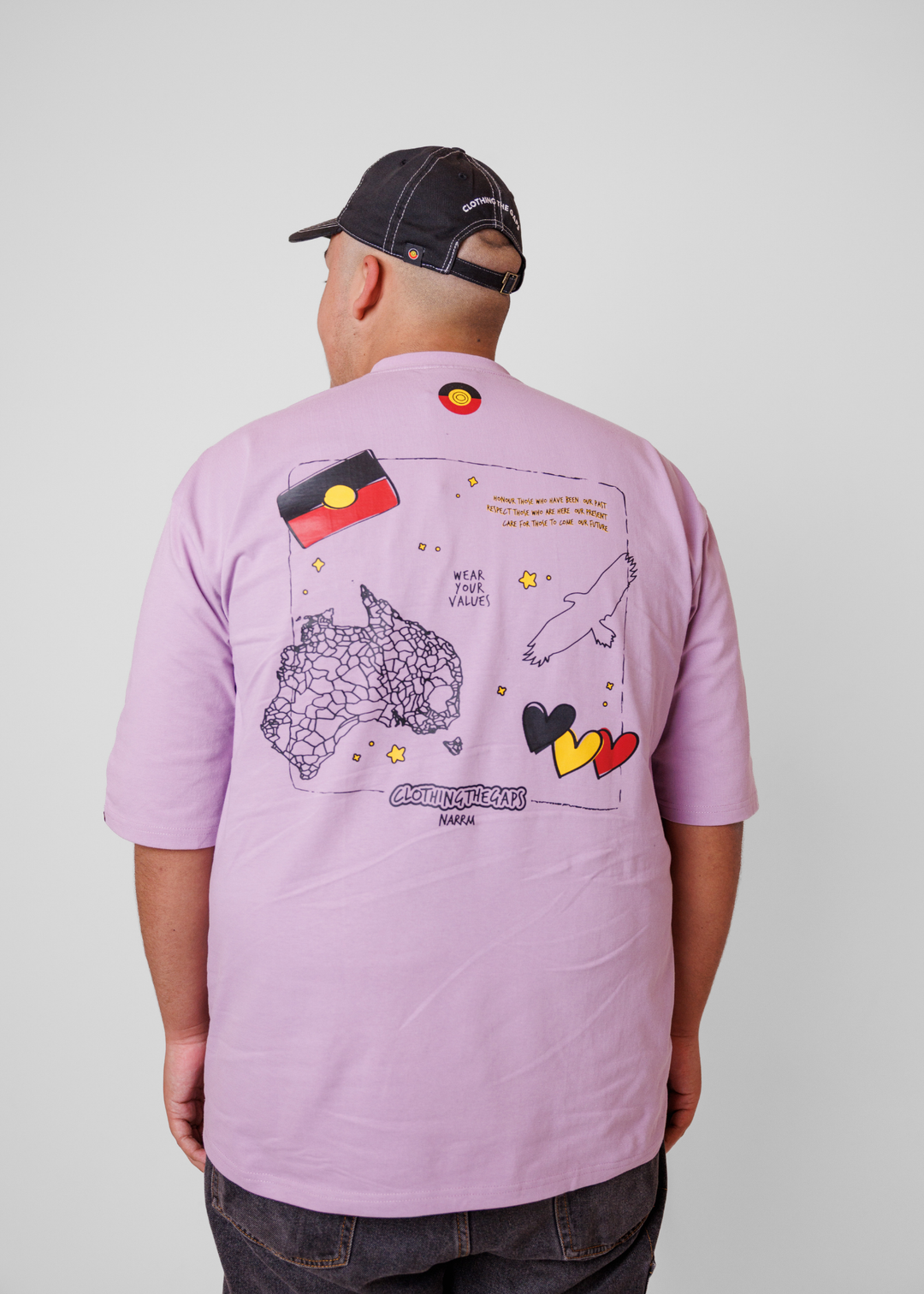 Bunjil Icon Tee - Lilac