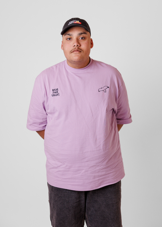 Bunjil Icon Tee - Lilac