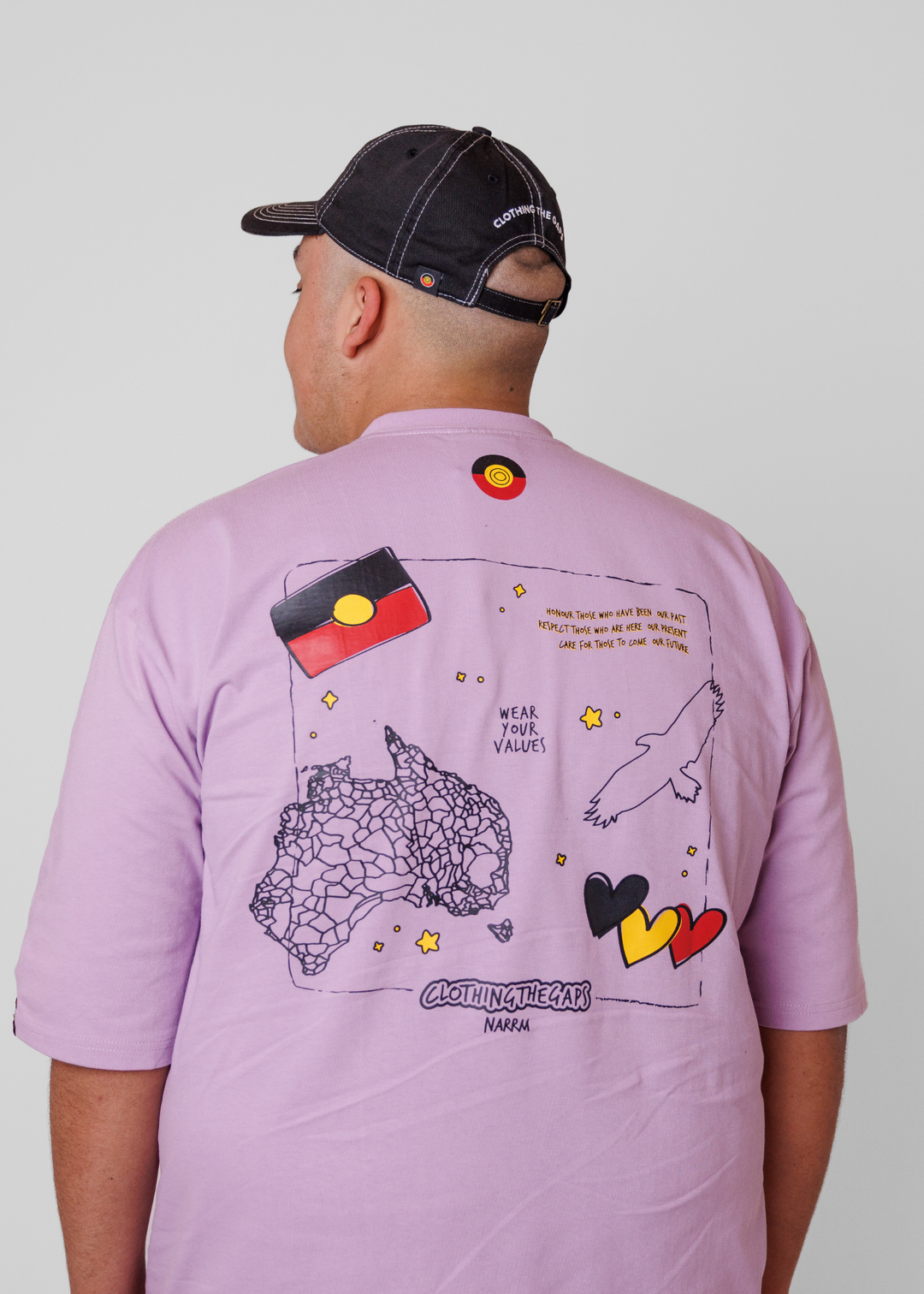 Bunjil Icon Tee - Lilac