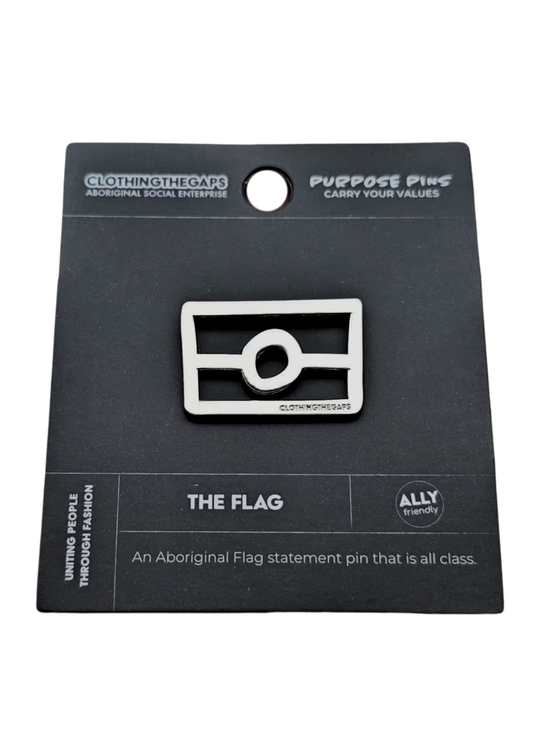 The Flag Pin - Silver