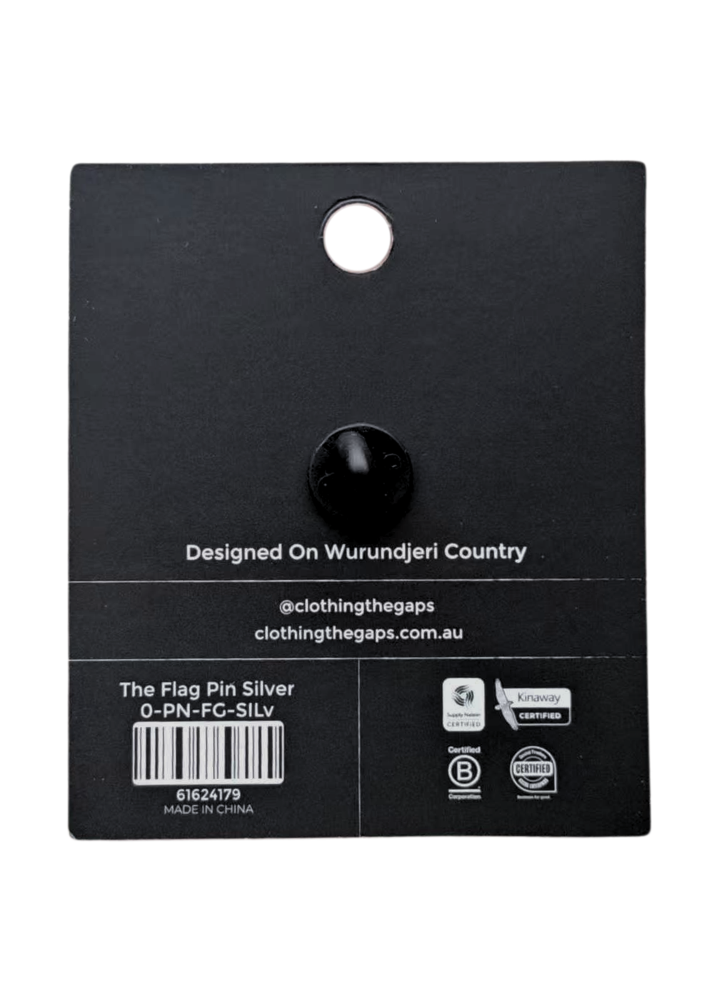 The Flag Pin - Silver