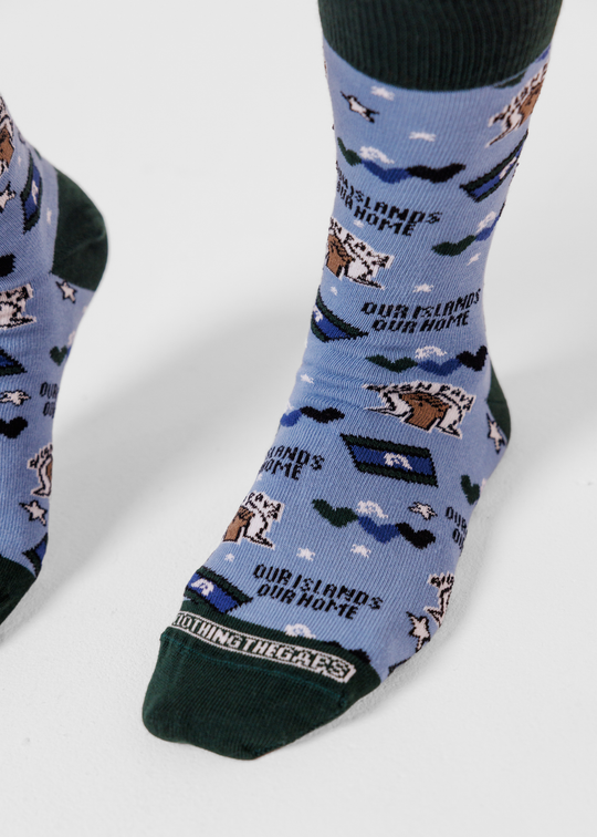 Our Islands Our Home Dress Socks