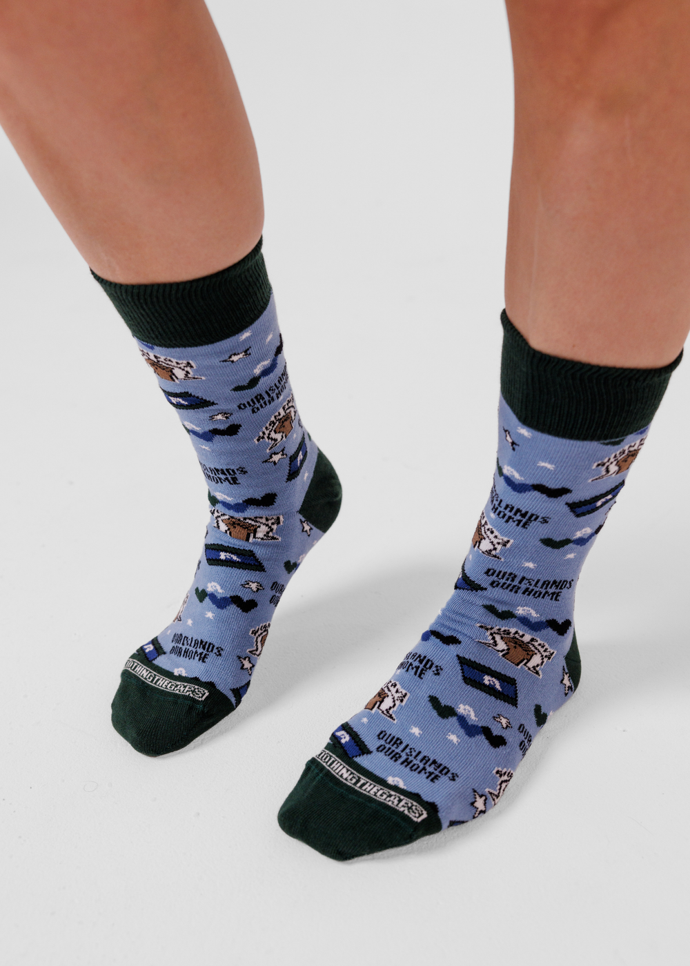 Our Islands Our Home Dress Socks