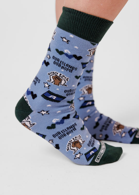 Our Islands Our Home Dress Socks