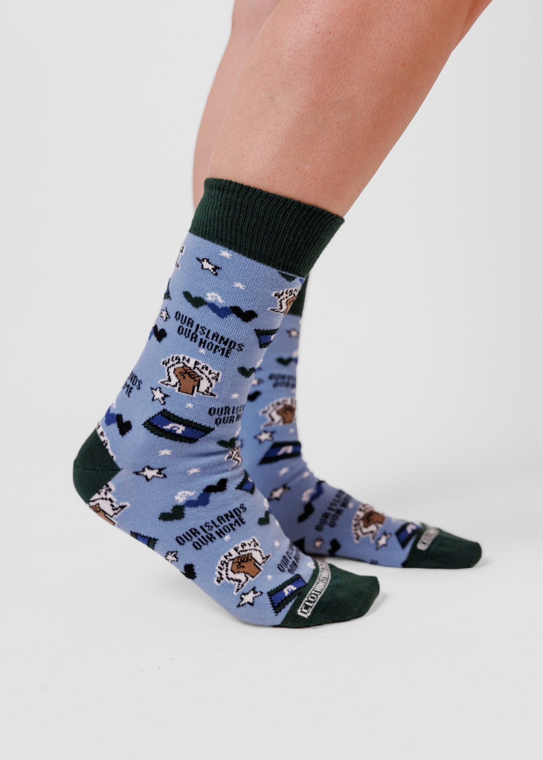 Our Islands Our Home Dress Socks