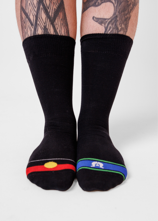 First Nation Flags Dress Socks